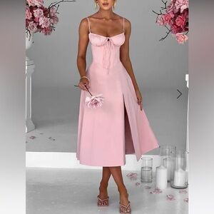 Babyboo Deanna dress in pink size S